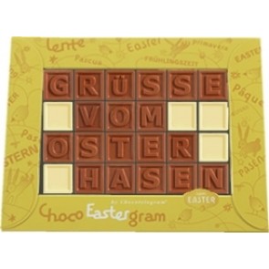 Chocotelegram - Grüsse vom Ostern Hasen